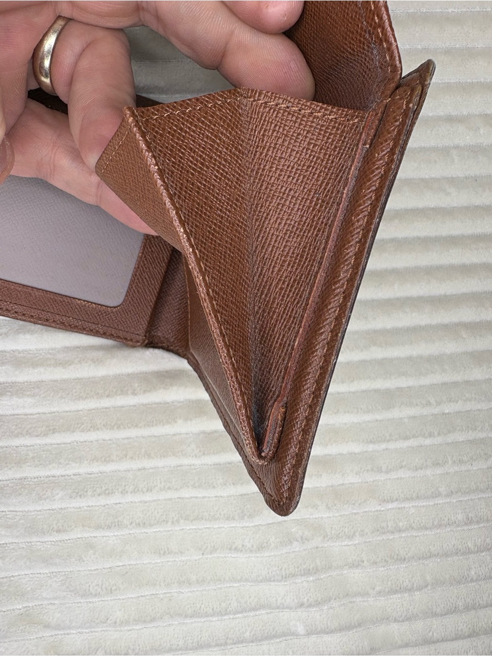 Authentic Louis Vuitton Monogram Bifold Wallet Brown Canvas Leather Coin Pocket - Picture 11 of 16